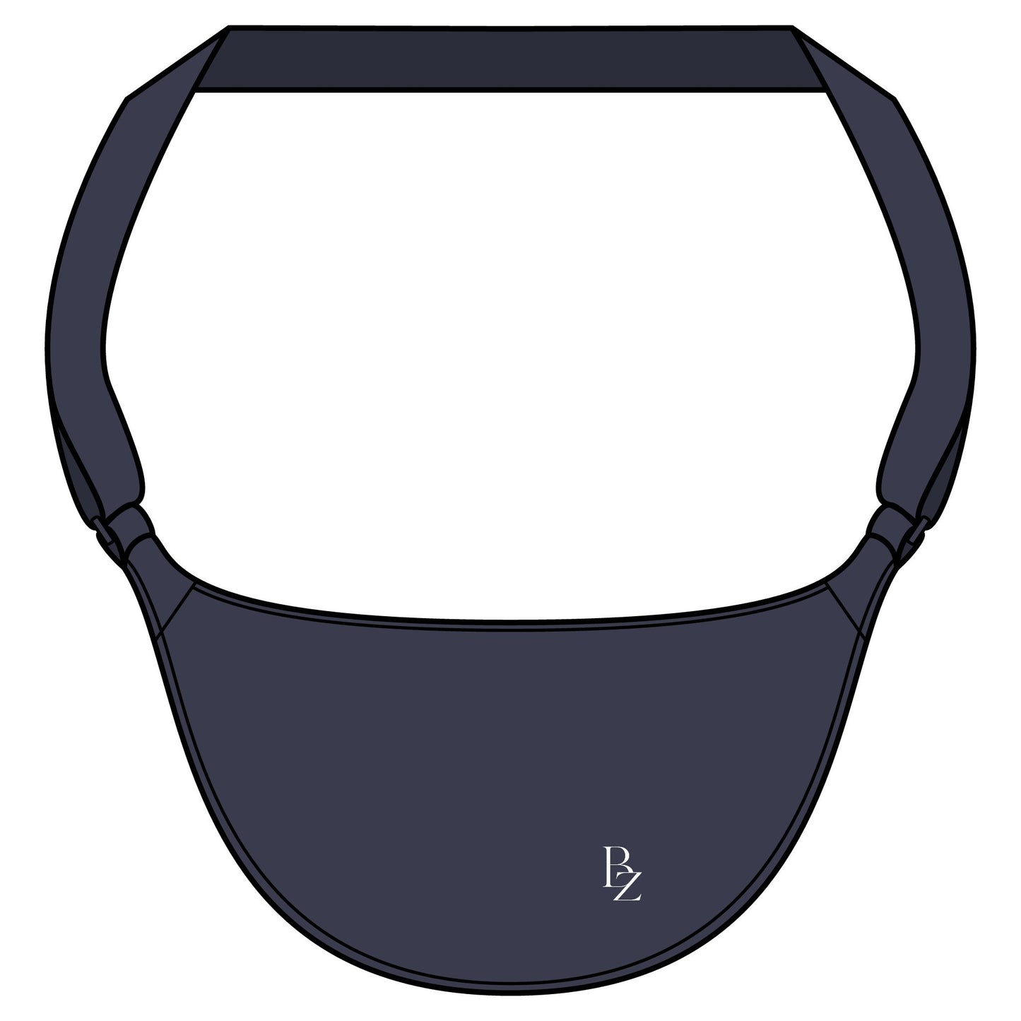 Matte Crossbody Bag – Minimalist Everyday Sling with Subtle Logo