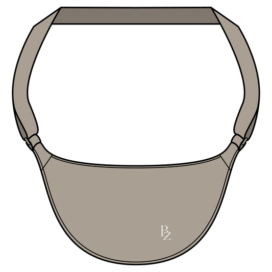 Matte Crossbody Bag – Minimalist Everyday Sling with Subtle Logo