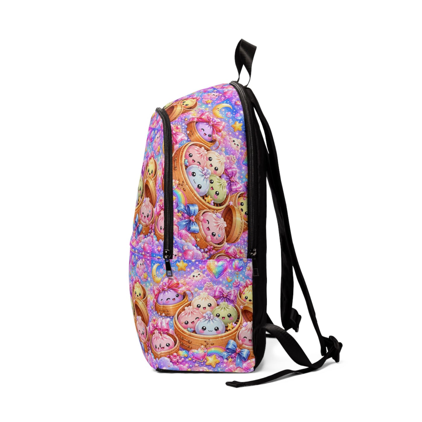 Kawaii Bubble Tea Plushies Backpack — Cute Pastel Cartoon School Bag