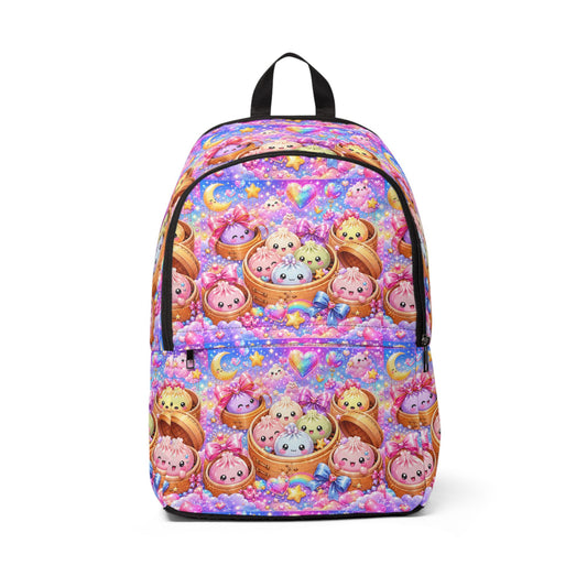 Kawaii Bubble Tea Plushies Backpack — Cute Pastel Cartoon School Bag