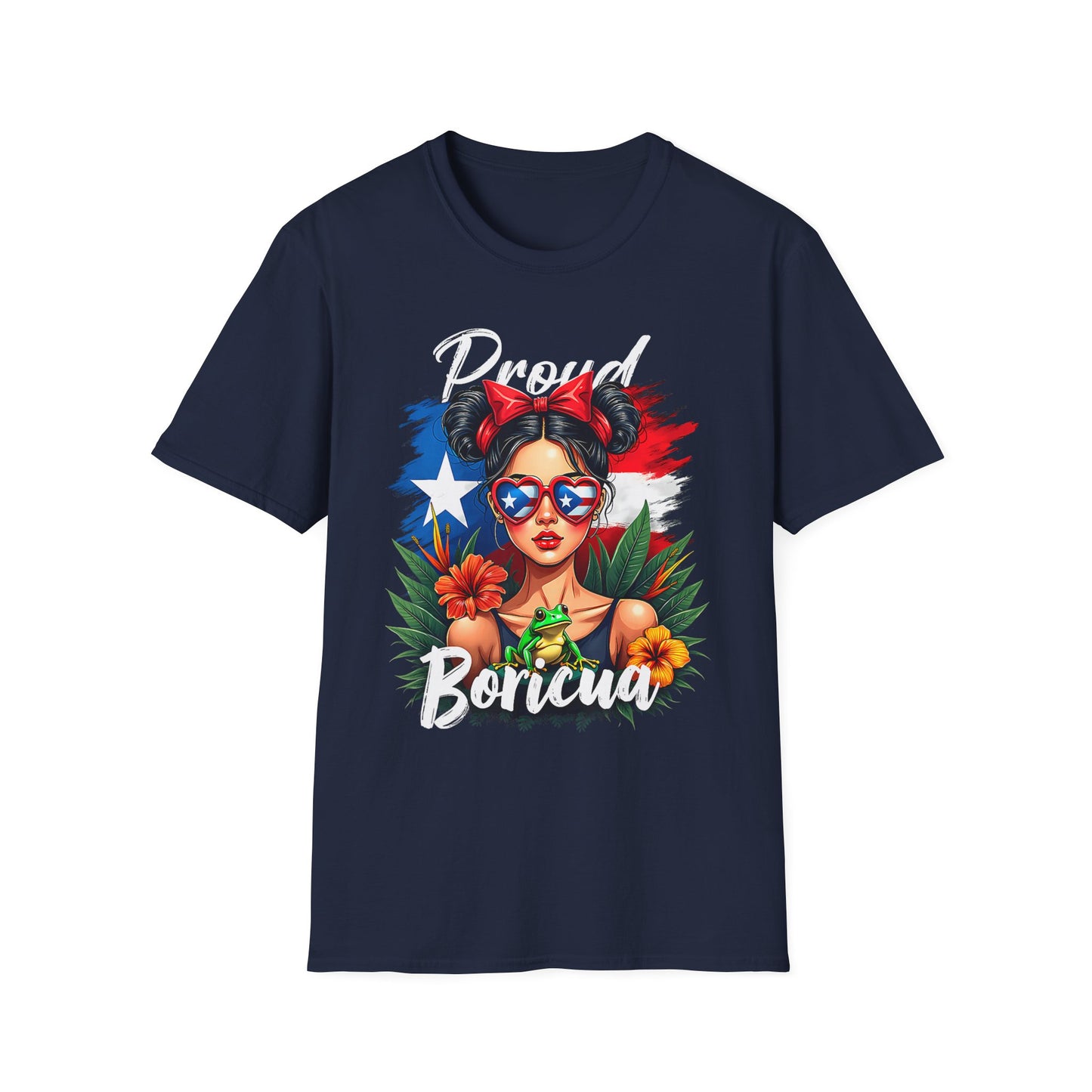 Proud Boricua T-Shirt — Puerto Rican Flag Pop Art Tee