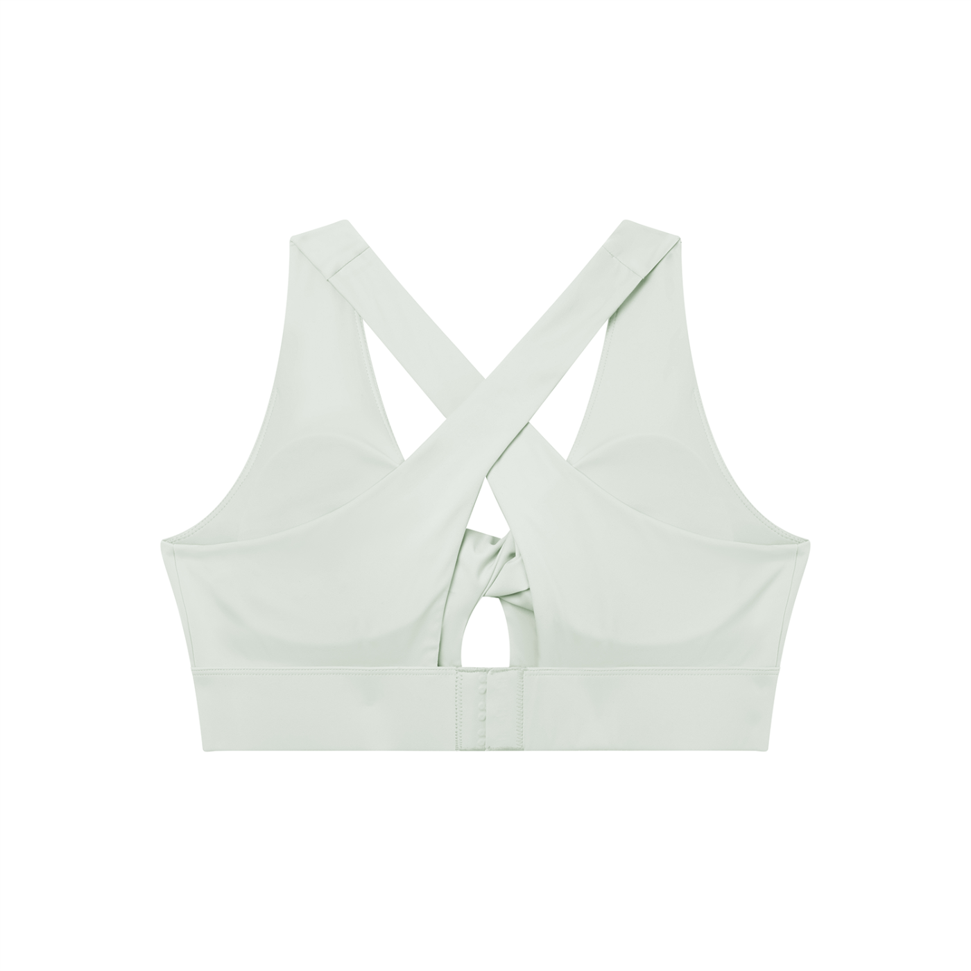Women’s Twist Front V-Neck Sports Bra – Flattering Workout Crop Top
