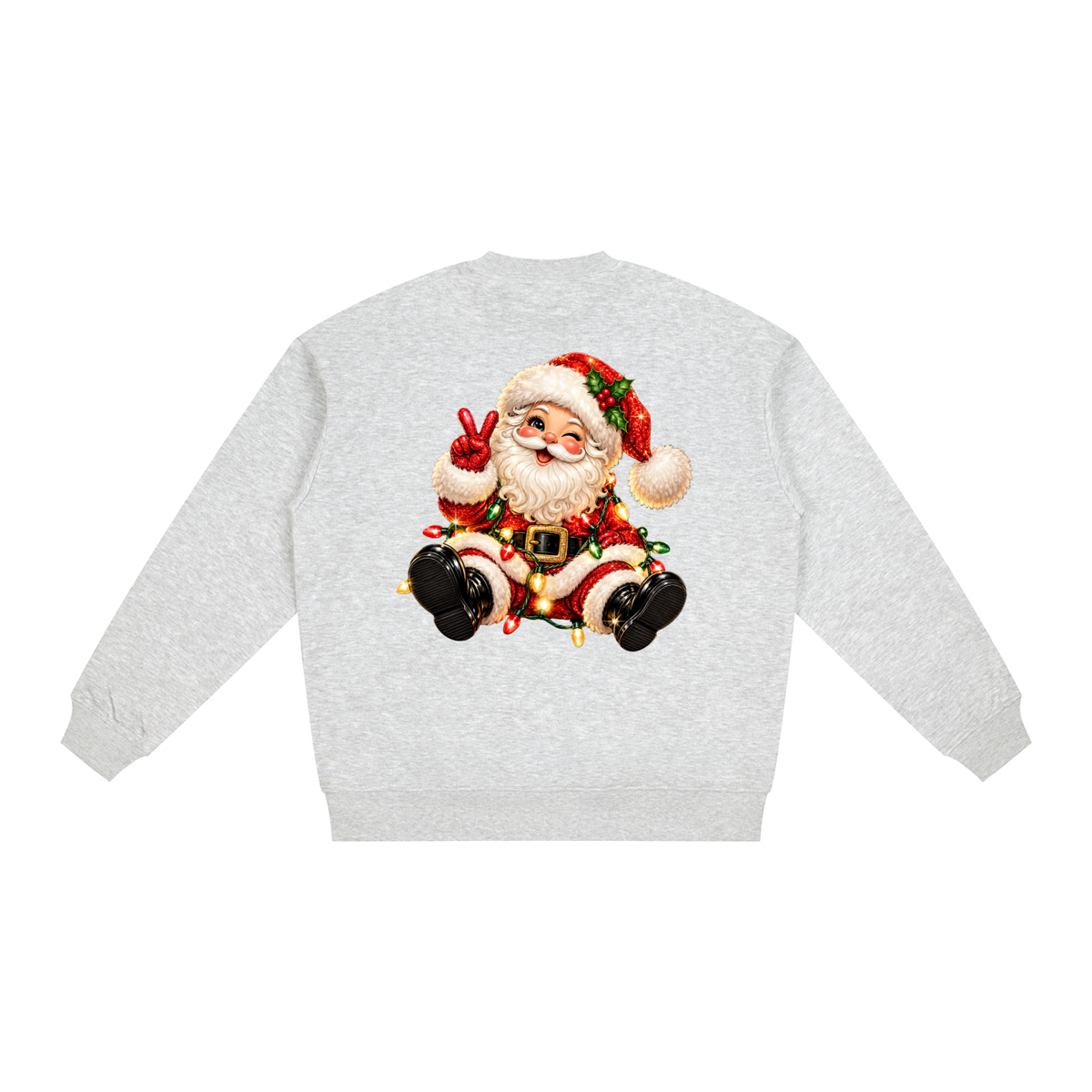 Oversized Drop Shoulder Crewneck Sweatshirt