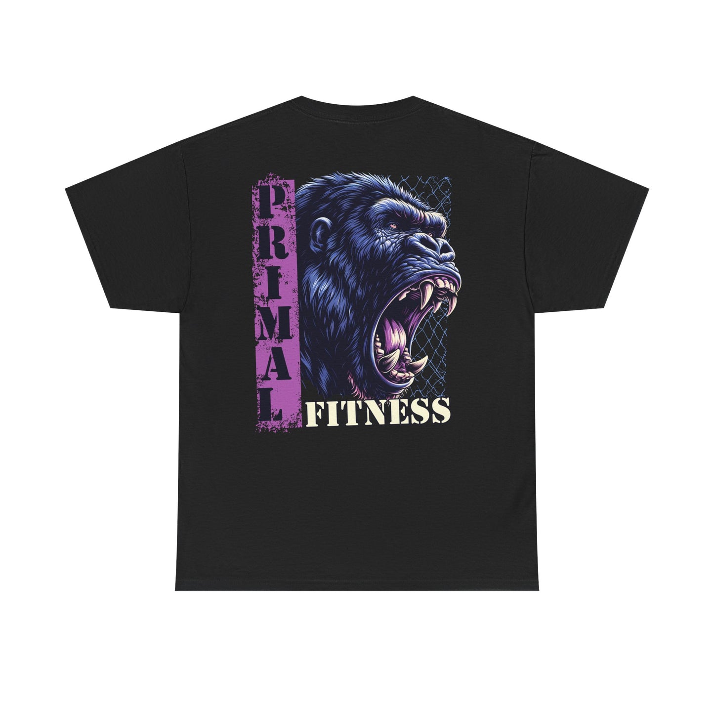 Primal Fitness Tee — Roaring Gorilla Gym T-Shirt - Fitness T-shirt - Gift for him - Gym Fit - Active Wear - Gorilla Shirt