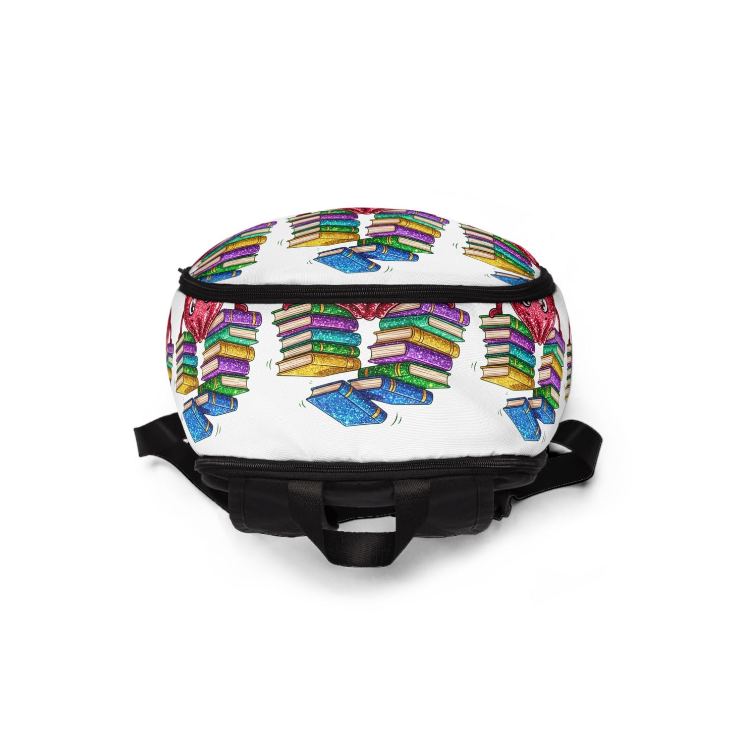 Backpack — Cute Pomegranate Character Carrying Books | Student School Bag - Kawaii
