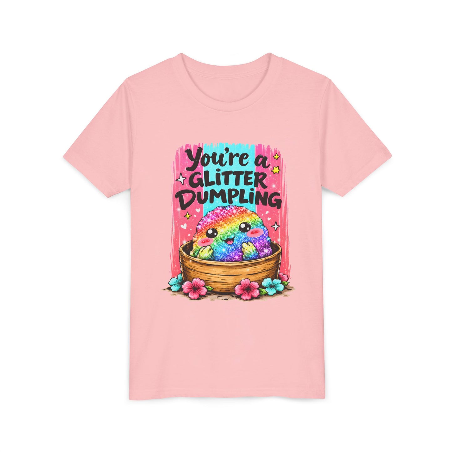 Kids T‑Shirt — "You're a Glitter Dumpling" Rainbow Dumpling Graphic Tee