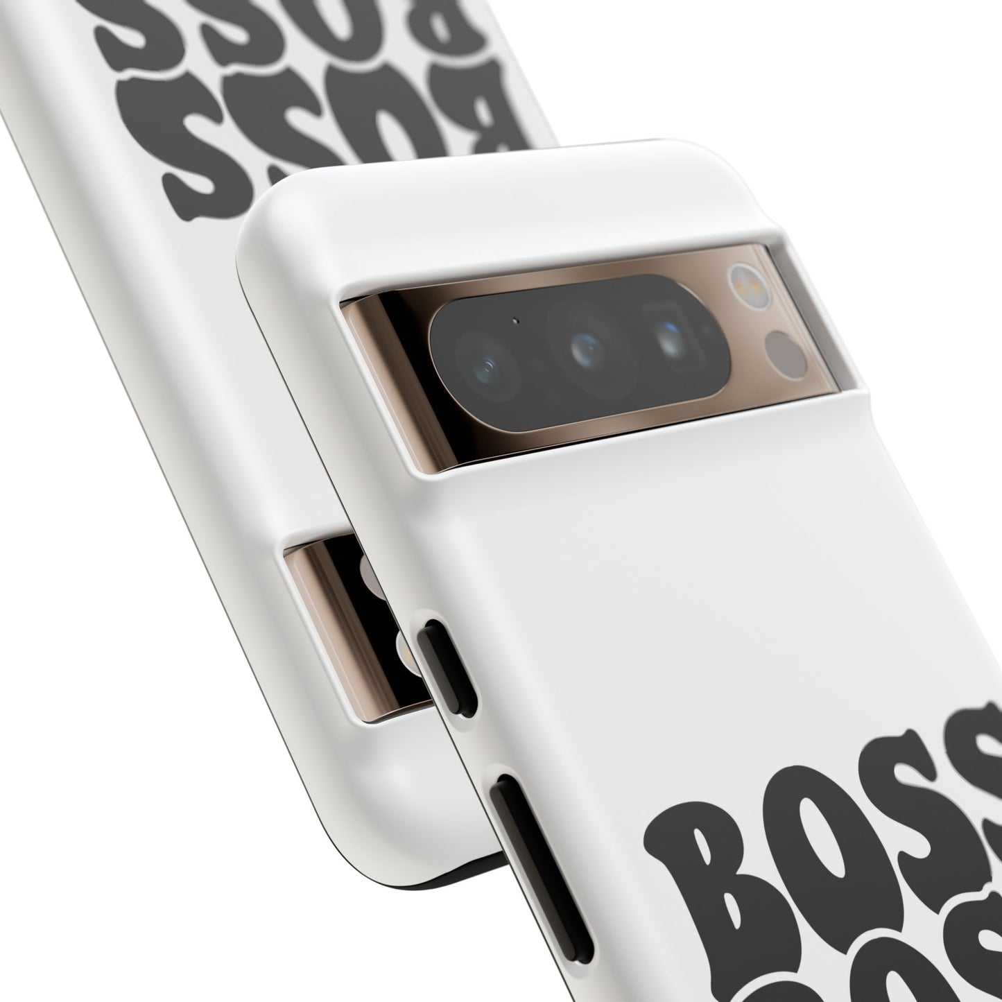 Boss Mom Phone Case — Bold Retro Script Protective Phone Cover