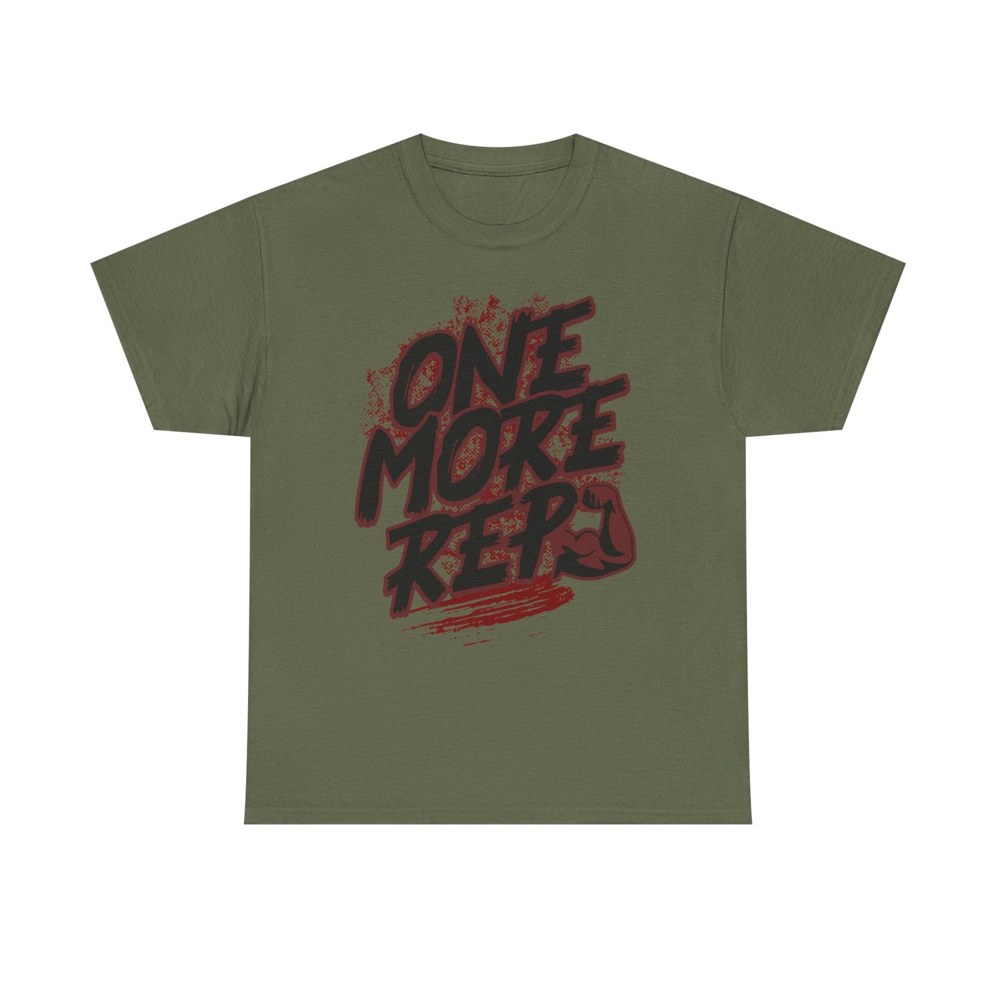 One More Rep T-Shirt — Motivational Gym Workout Tee - Gym Tee - Fitness Shirt - Gym Quotes