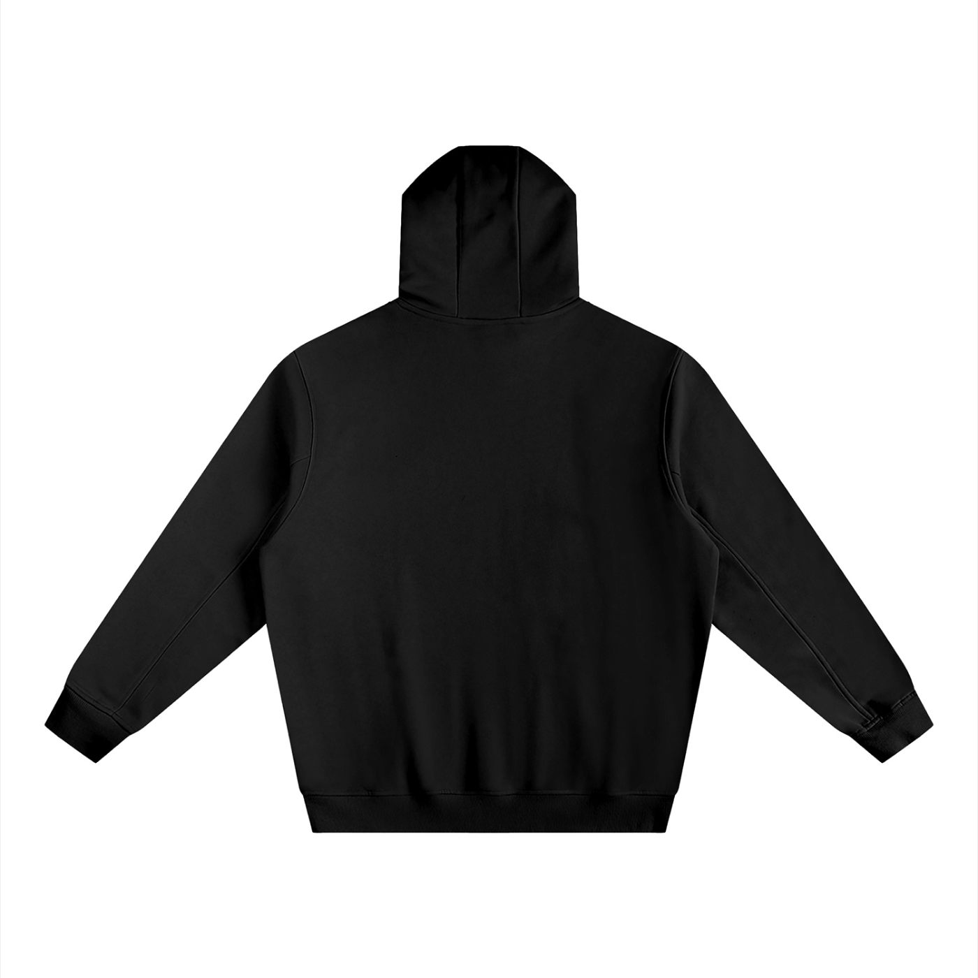 Fleeced High Neck Hoodie