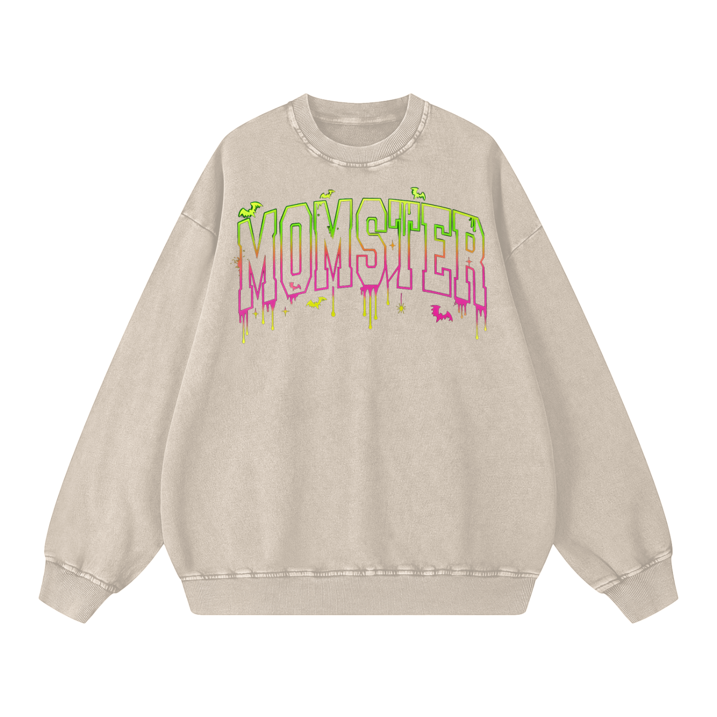 Momster Oversized Sweatshirt - Halloween Sweater - Halloween Costumes - Gifts for Mom- Funny Sweatshirt