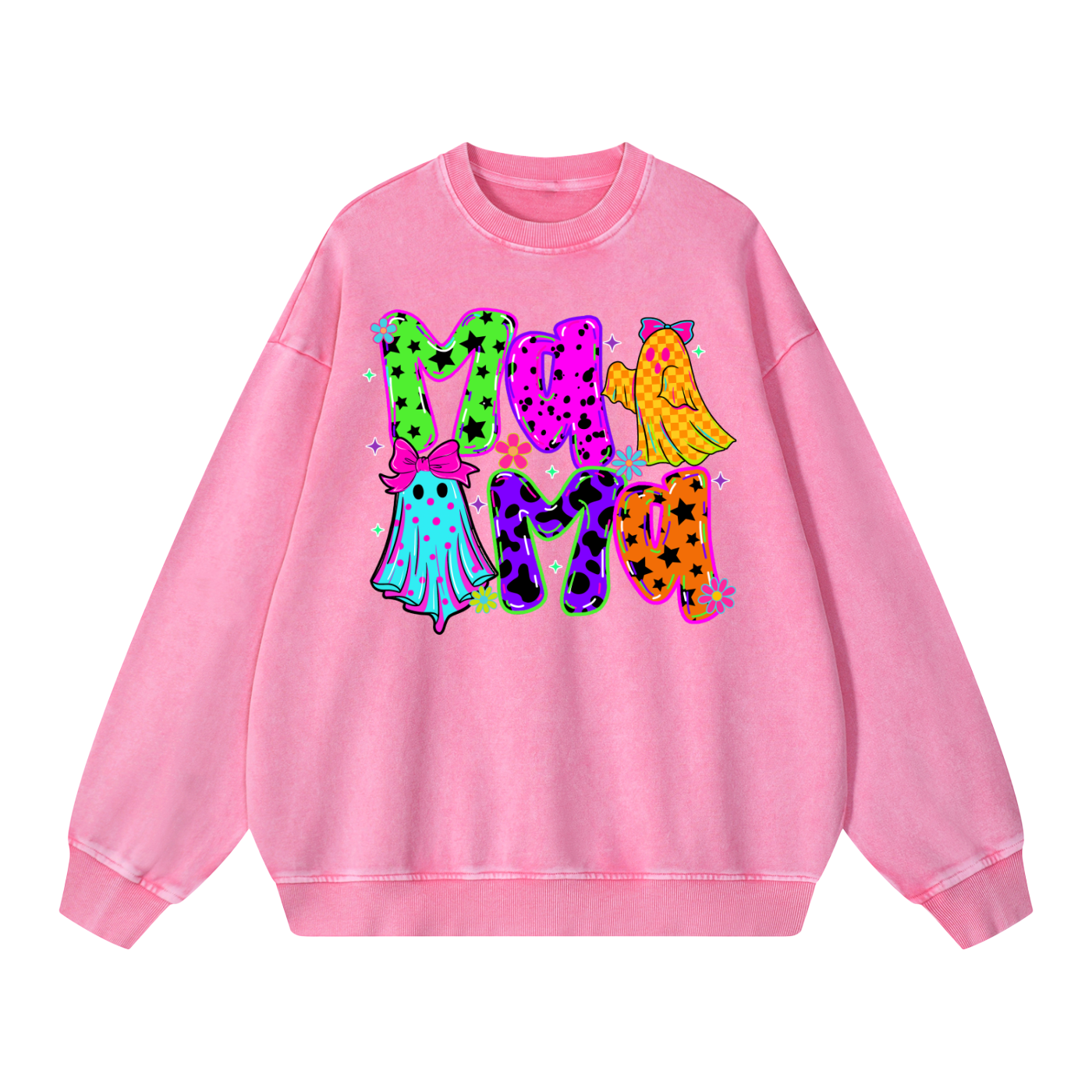 Mama Halloween Oversized Sweatshirt - Mama Sweater - Gifts for Mom - Halloween Costumes for Mom -