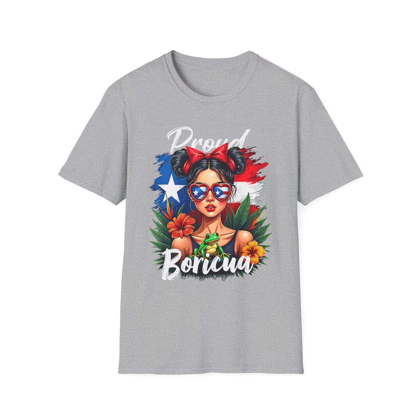 Proud Boricua T-Shirt — Puerto Rican Flag Pop Art Tee