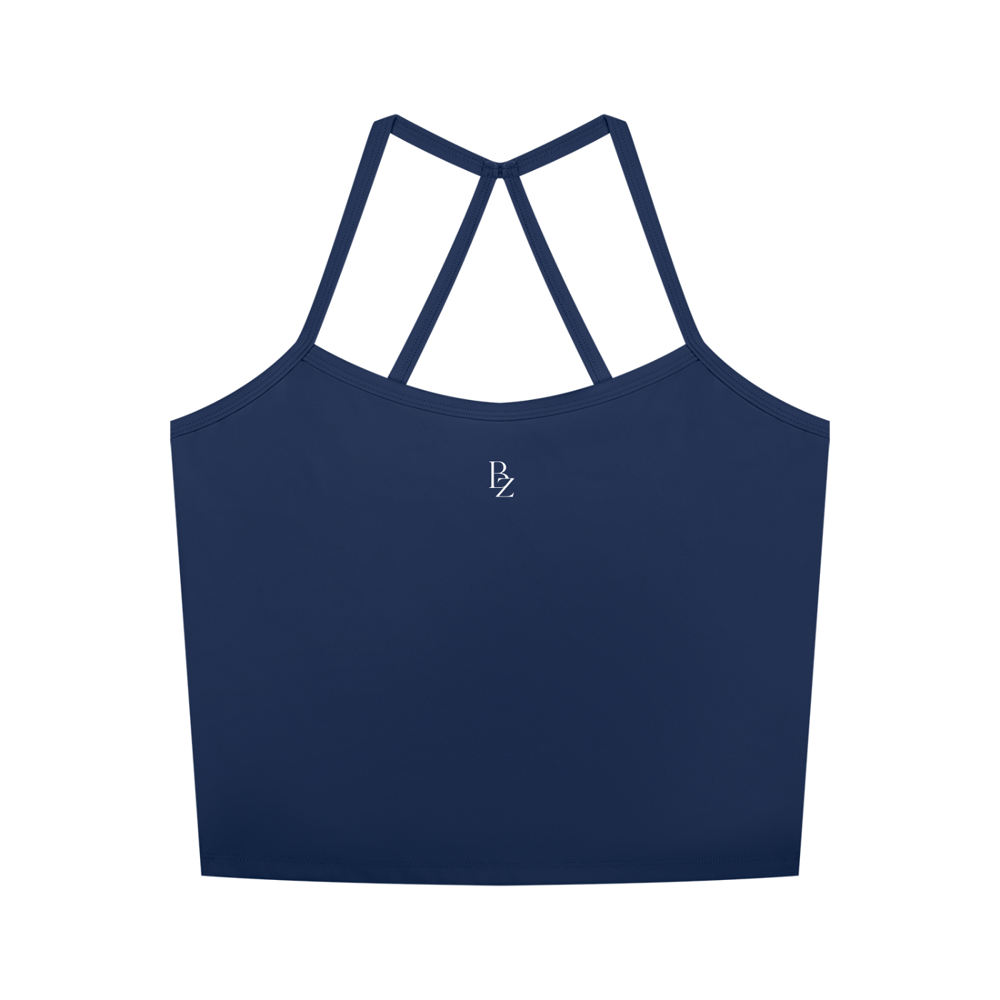 Women’s Cropped Yoga Tank Top – Fitted Workout & Gym Top