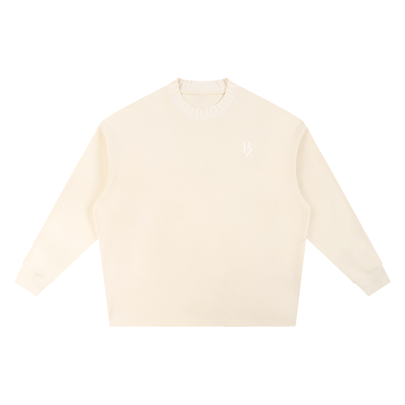 Unisex Oversized Crewneck Sweatshirt – Drop Shoulder Cotton Blend Pullover