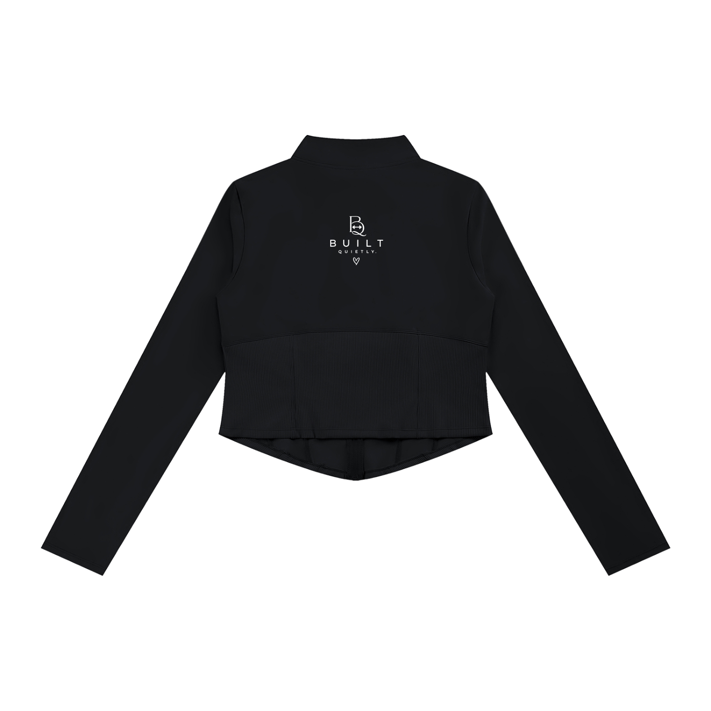 Women’s Sculpting Full-Zip Workout Jacket – Slim Fit Yoga & Running Jacket
