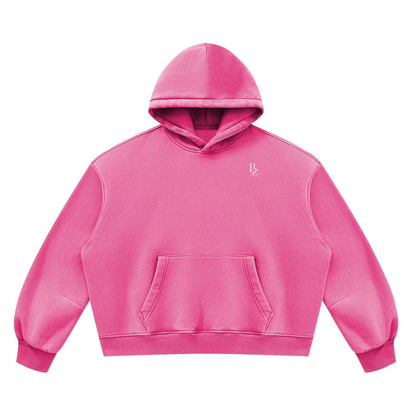 Unisex Vintage Wash Boxy Fleece Hoodie