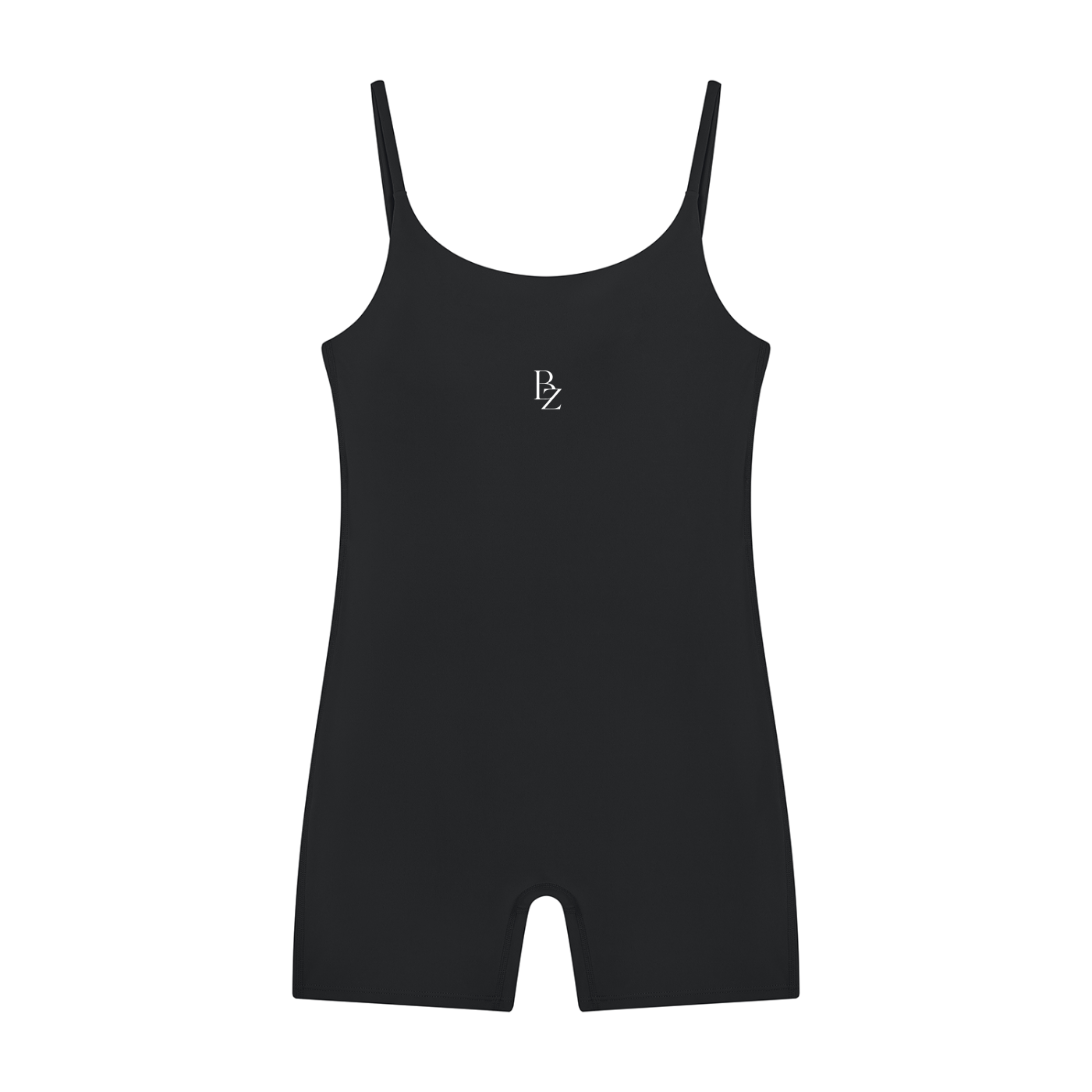 Women’s U-Neck Sculpting Workout Romper – Yoga & Gym One-Piece