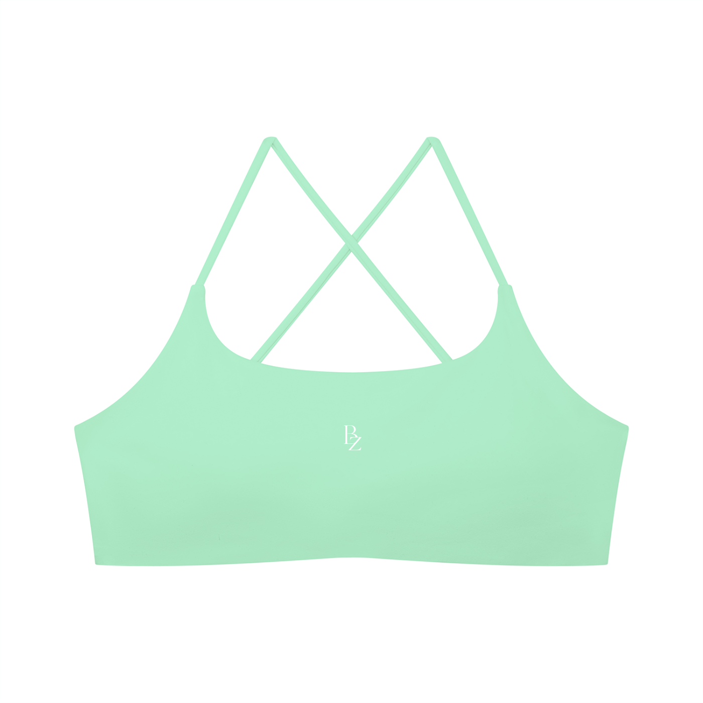 Women’s U-Neck Sports Bra – Cropped Yoga & Workout Top