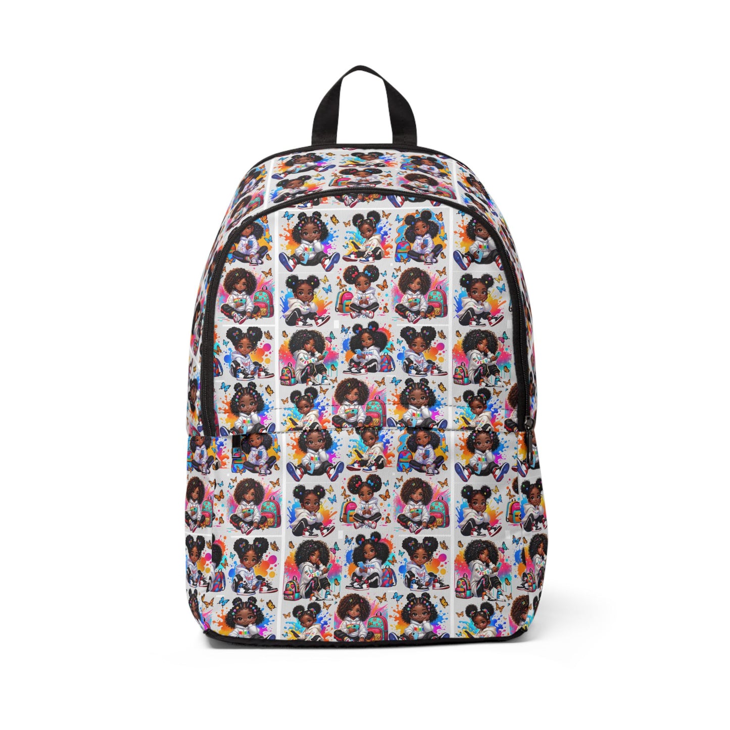Little Girl Unisex Fabric Backpack