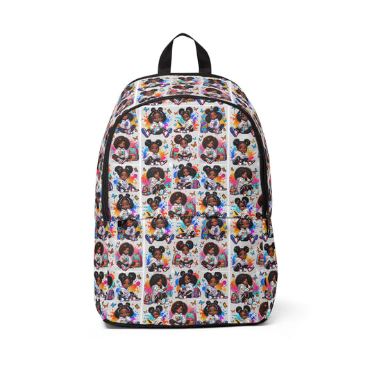 Little Girl Unisex Fabric Backpack