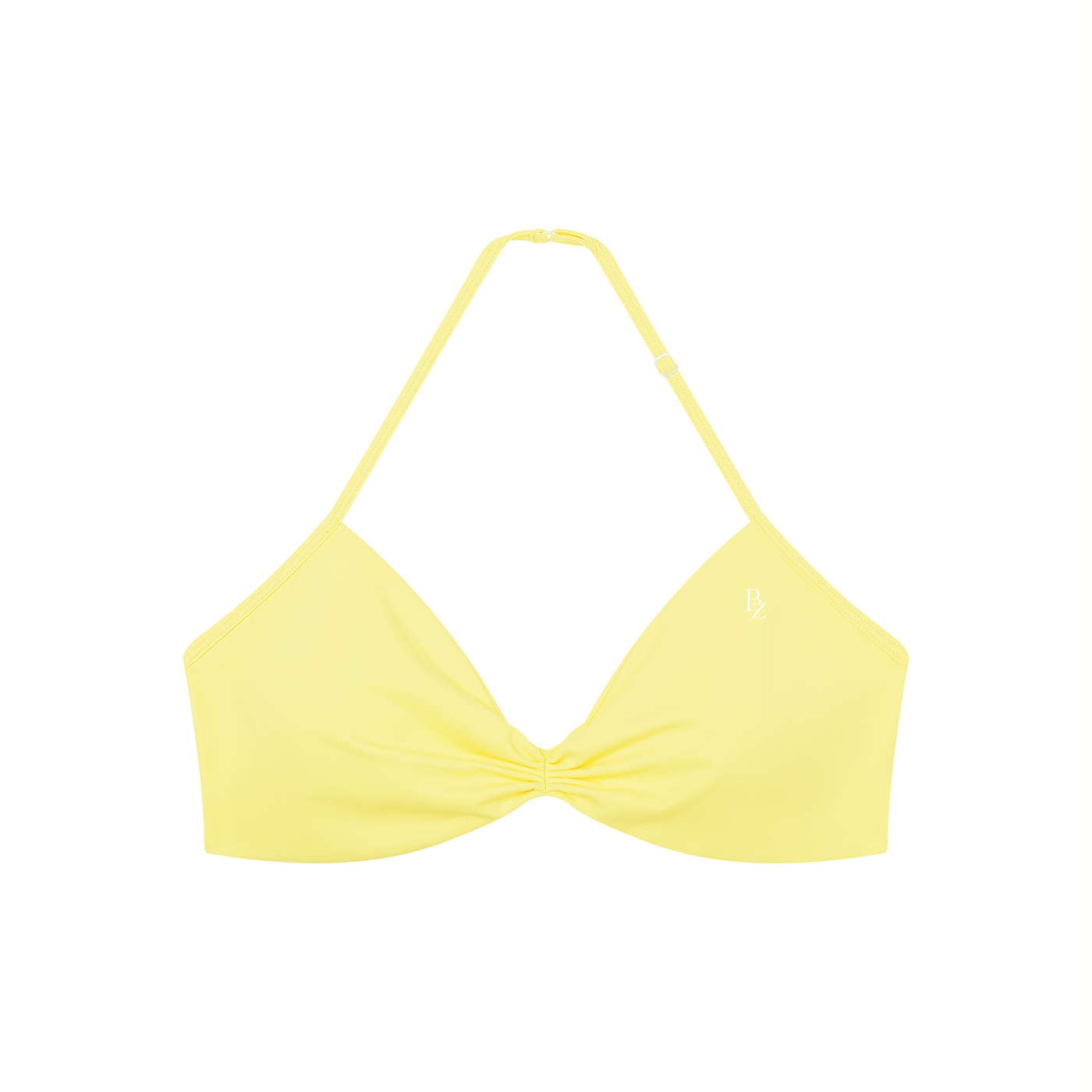 Women’s Ruched Halter Sports Bra – Sculpting Yoga & Workout Crop Top