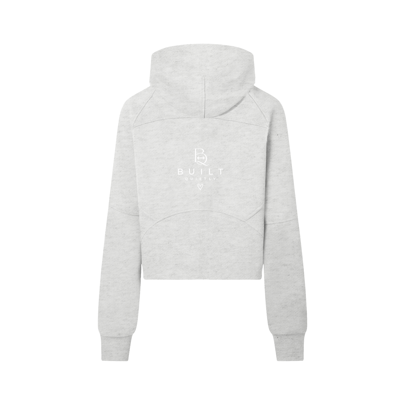 Women’s Cropped Half-Zip Hoodie – Heavyweight Workout & Athleisure Pullover