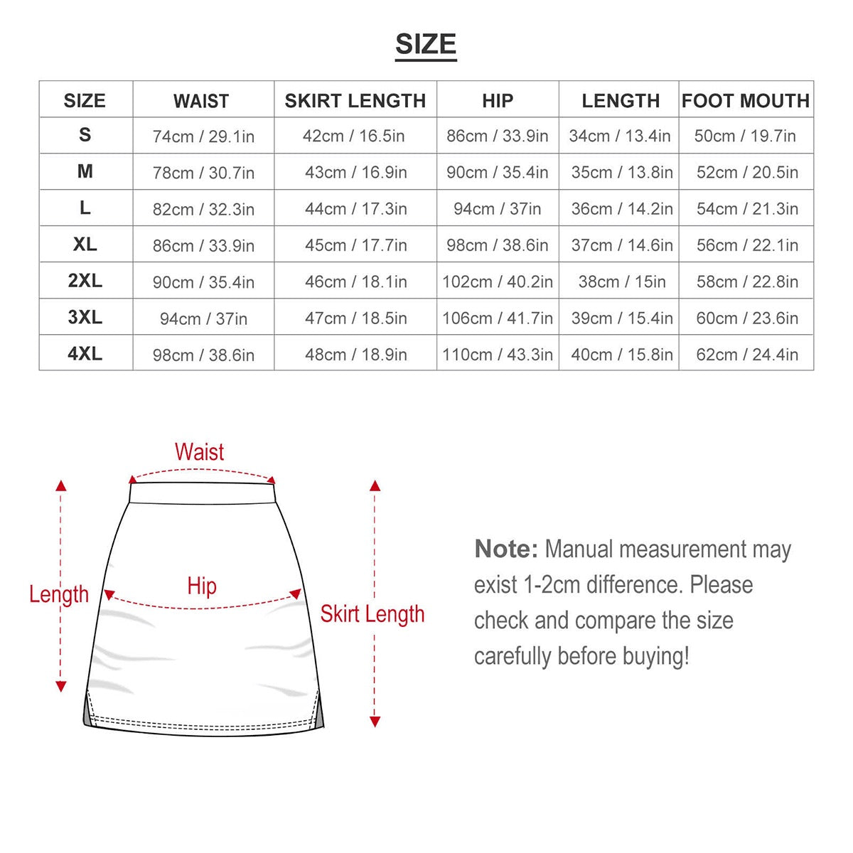 Bezi Everyday A-Line Skort