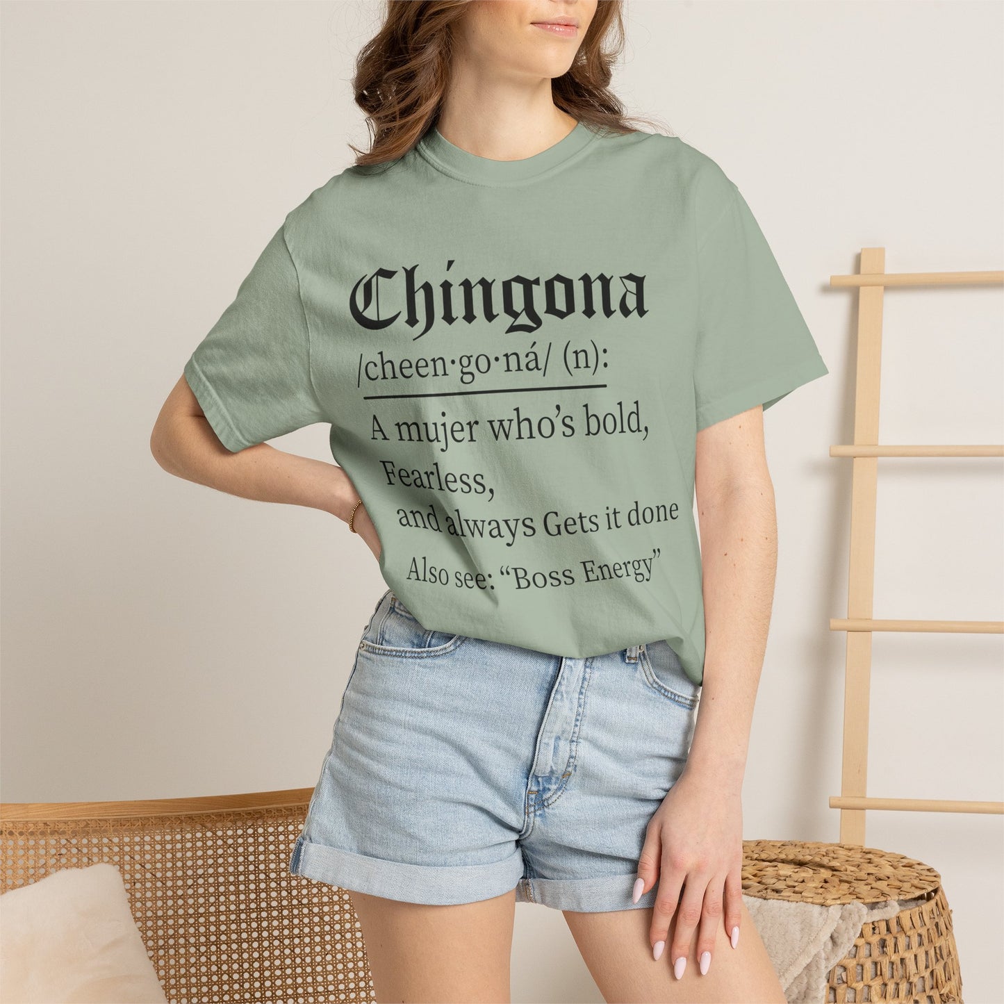 Chingona - Latina - Unisex Garment-Dyed T-shirt