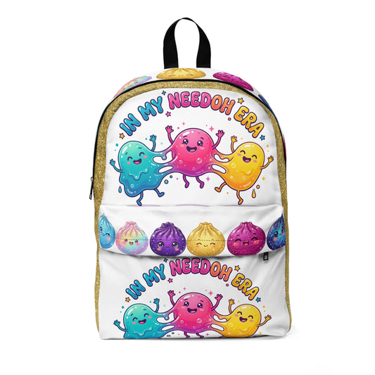 Needoh Era Cute Character Backpack — Colorful Kawaii Jelly Plush School Bag