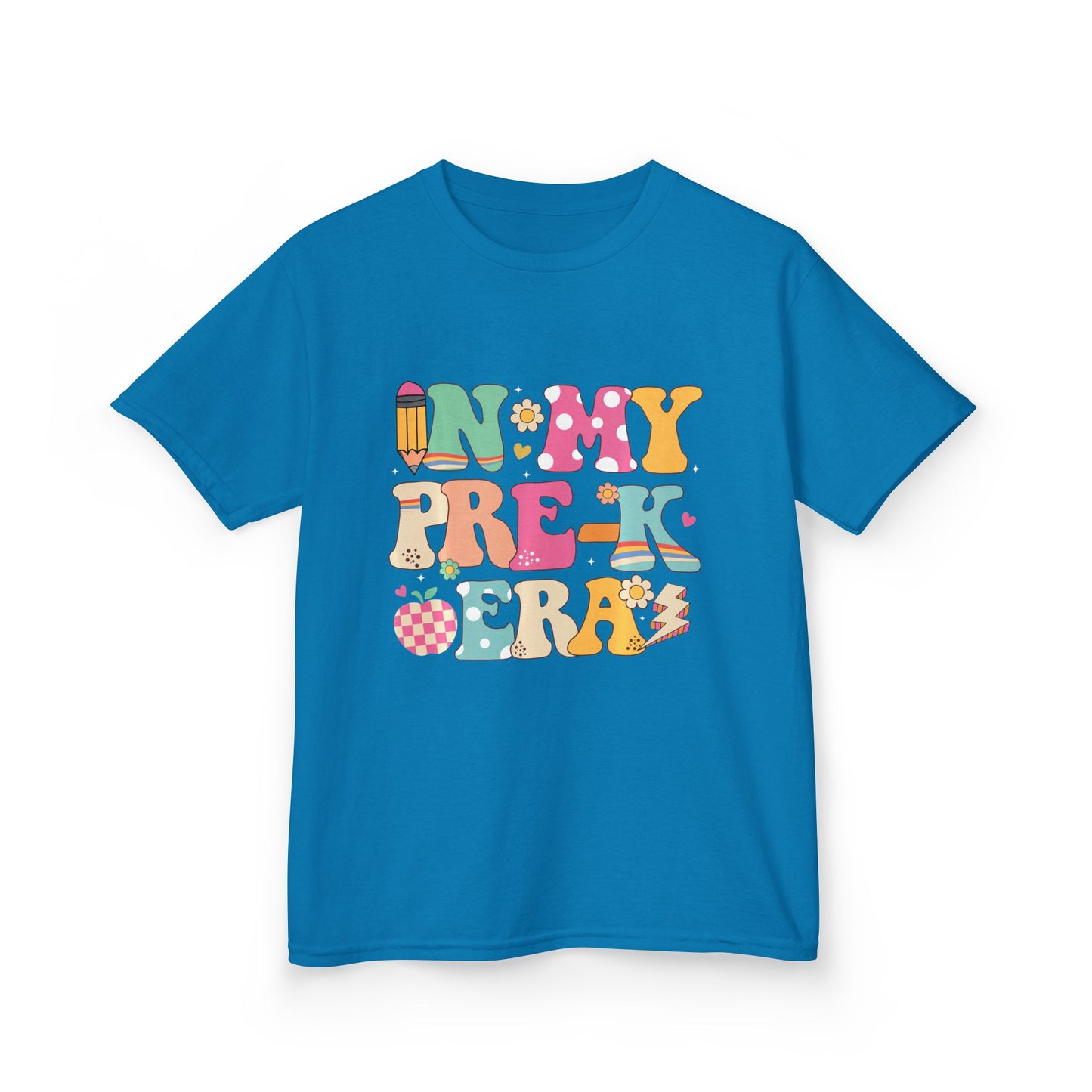 Kids Tee — "In My Pre-K Era" Colorful Preschool Shirt