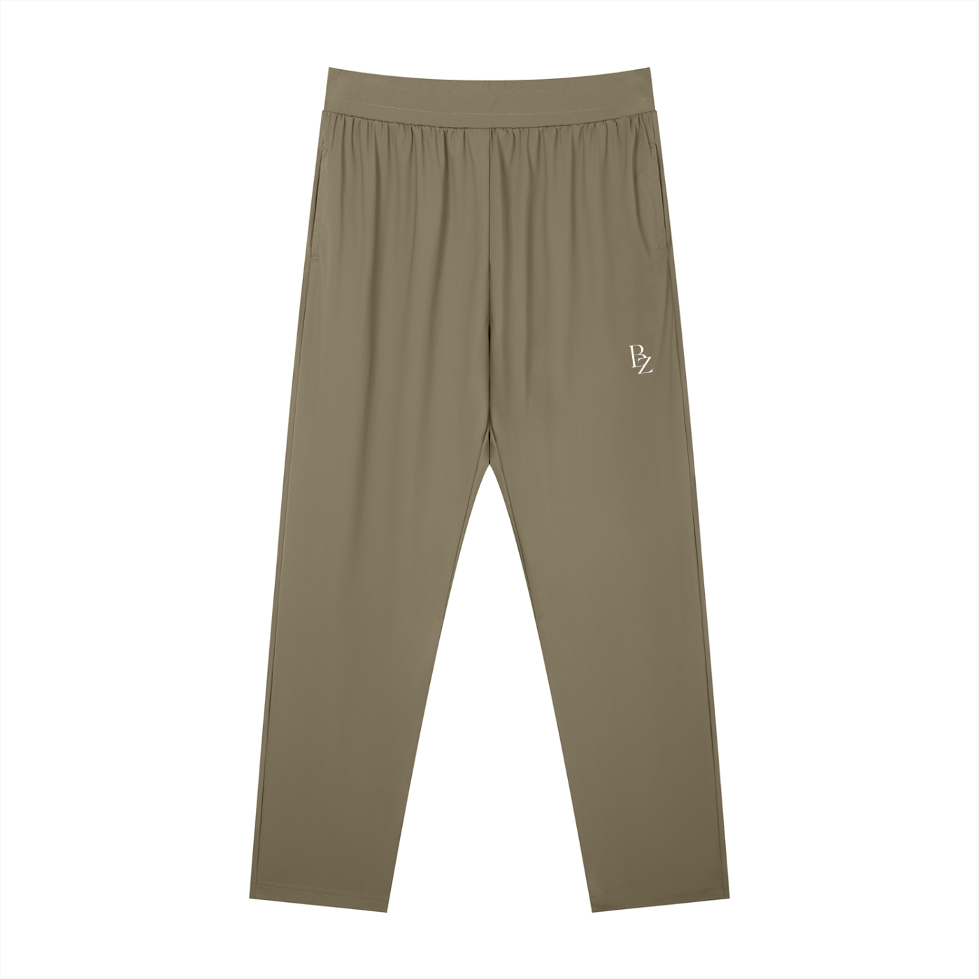 Men's Straight Leg Elastic Waist Pants