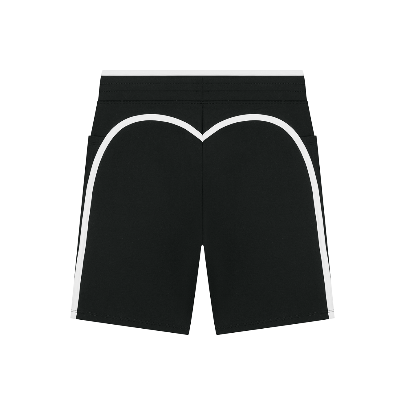 Women’s High-Rise Color Block Yoga Shorts – Sculpting Workout Shorts