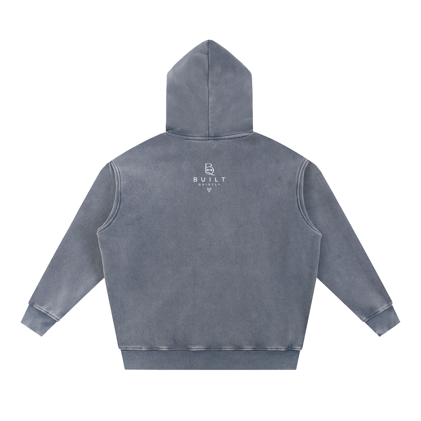 Snow Wash Oversized Fleece Hoodie – Vintage Unisex Streetwear Hoodie