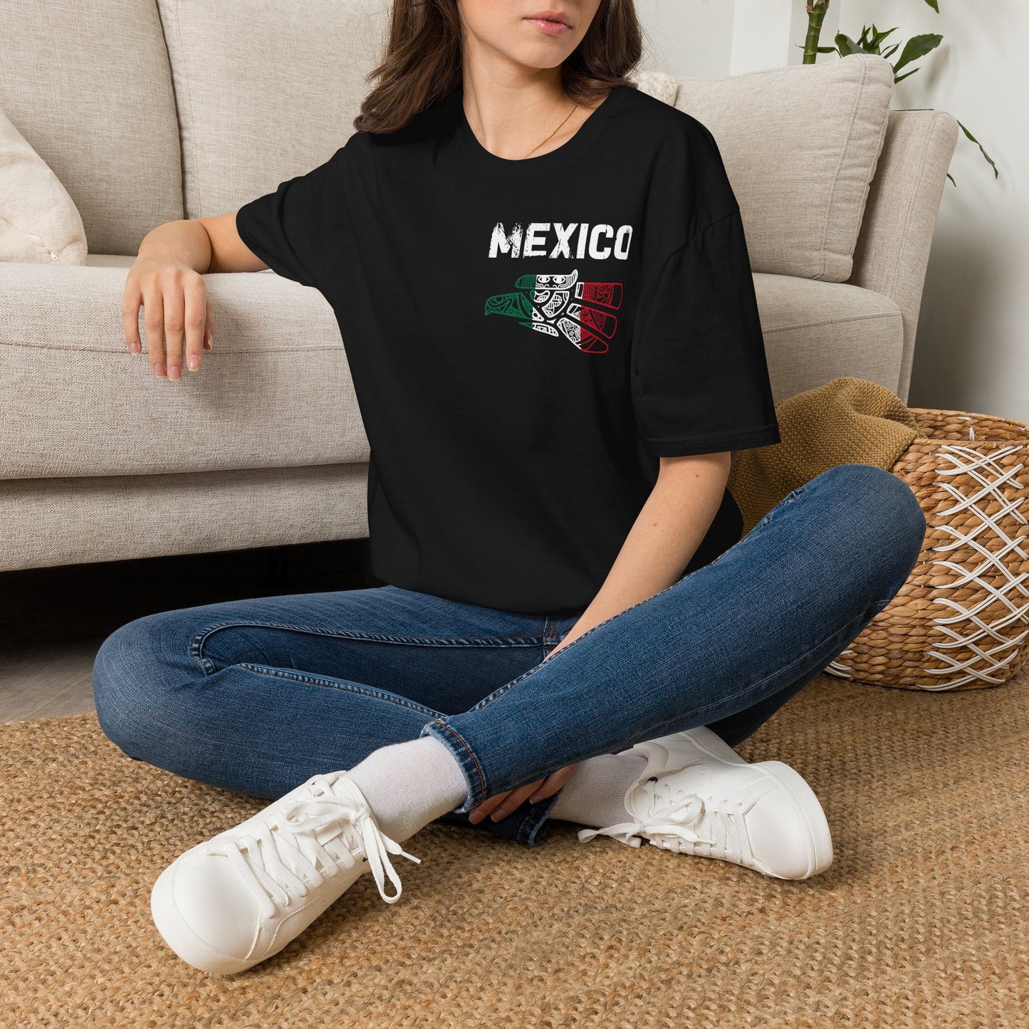 Mexico Pride T-Shirt — Mexican Flag Eagle Graphic Tee
