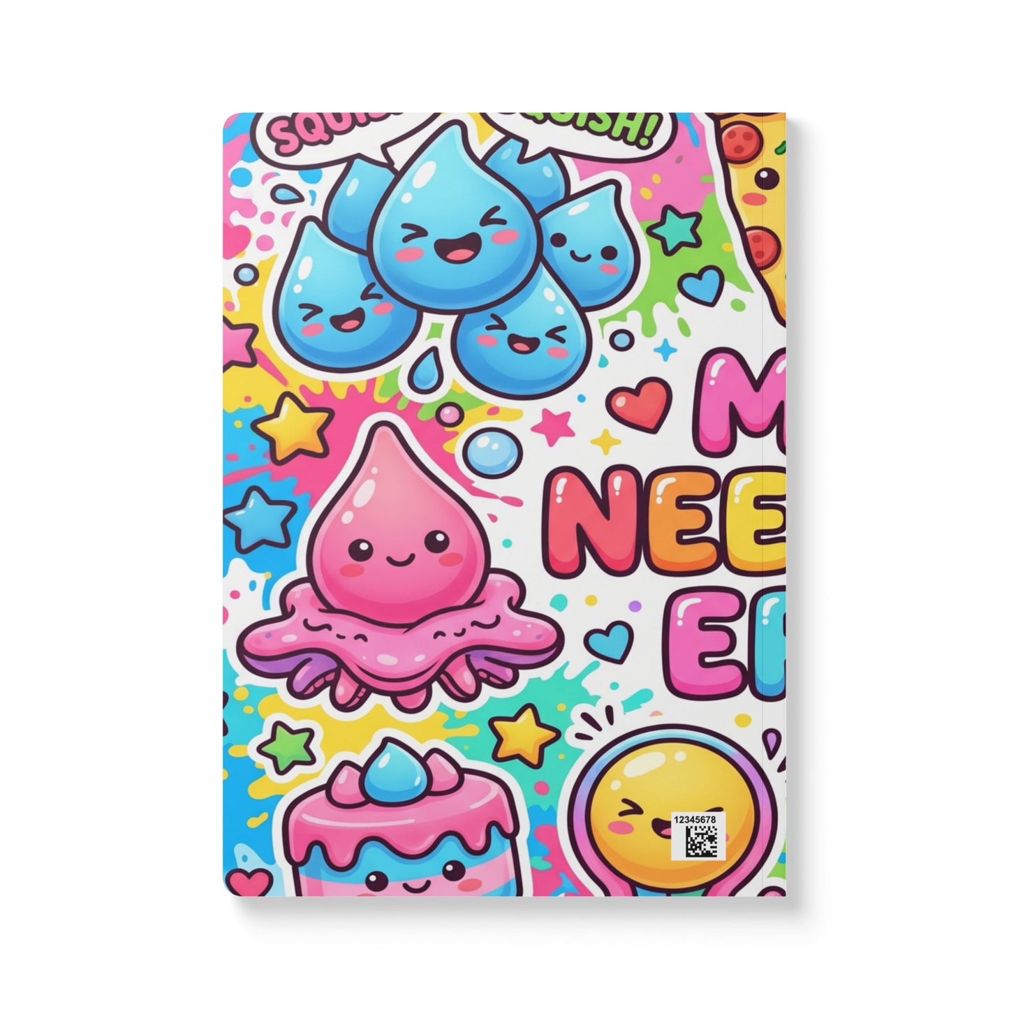 Kawaii Slime & Squish Softcover Journal — Cute Stretchy Toys Pattern