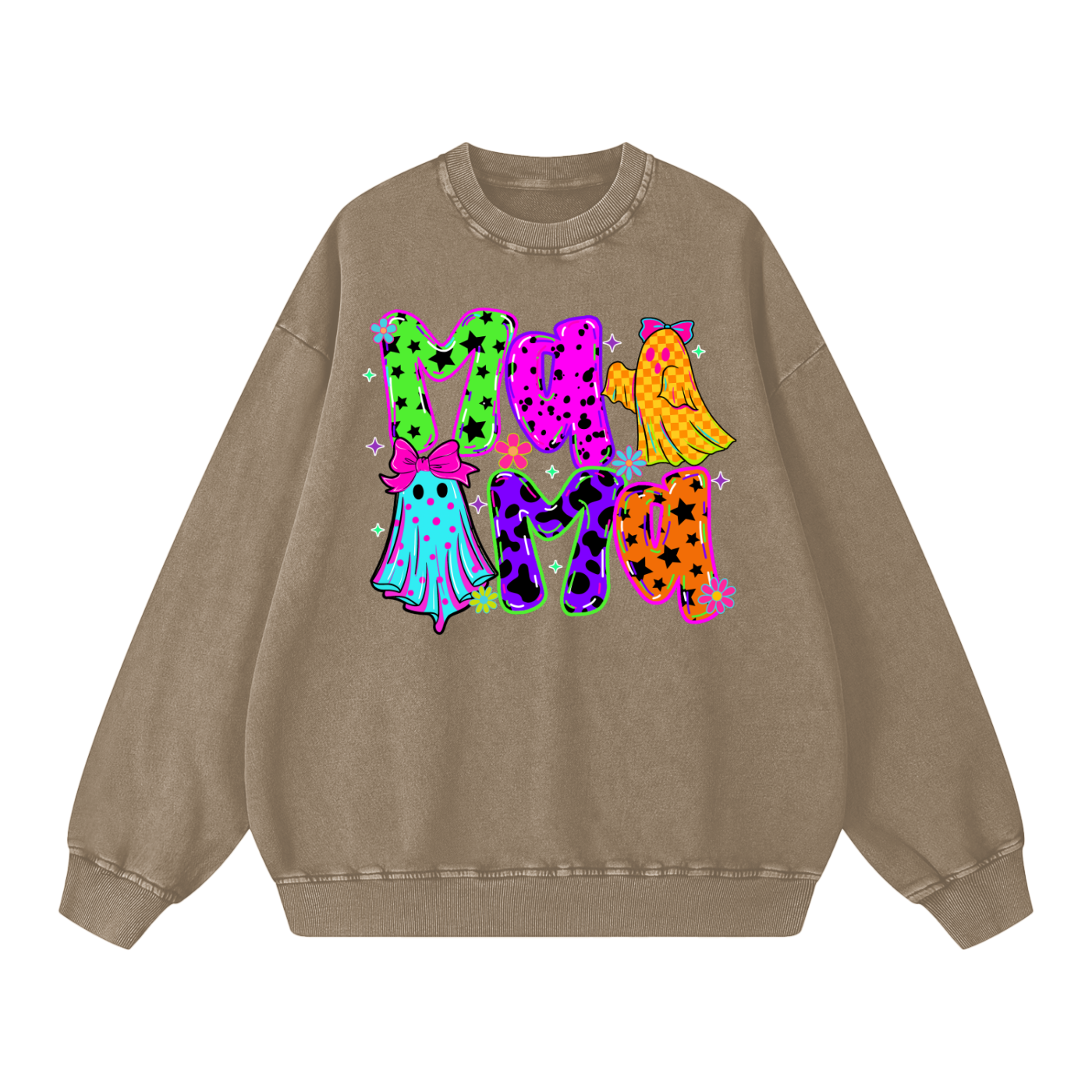 Mama Halloween Oversized Sweatshirt - Mama Sweater - Gifts for Mom - Halloween Costumes for Mom -
