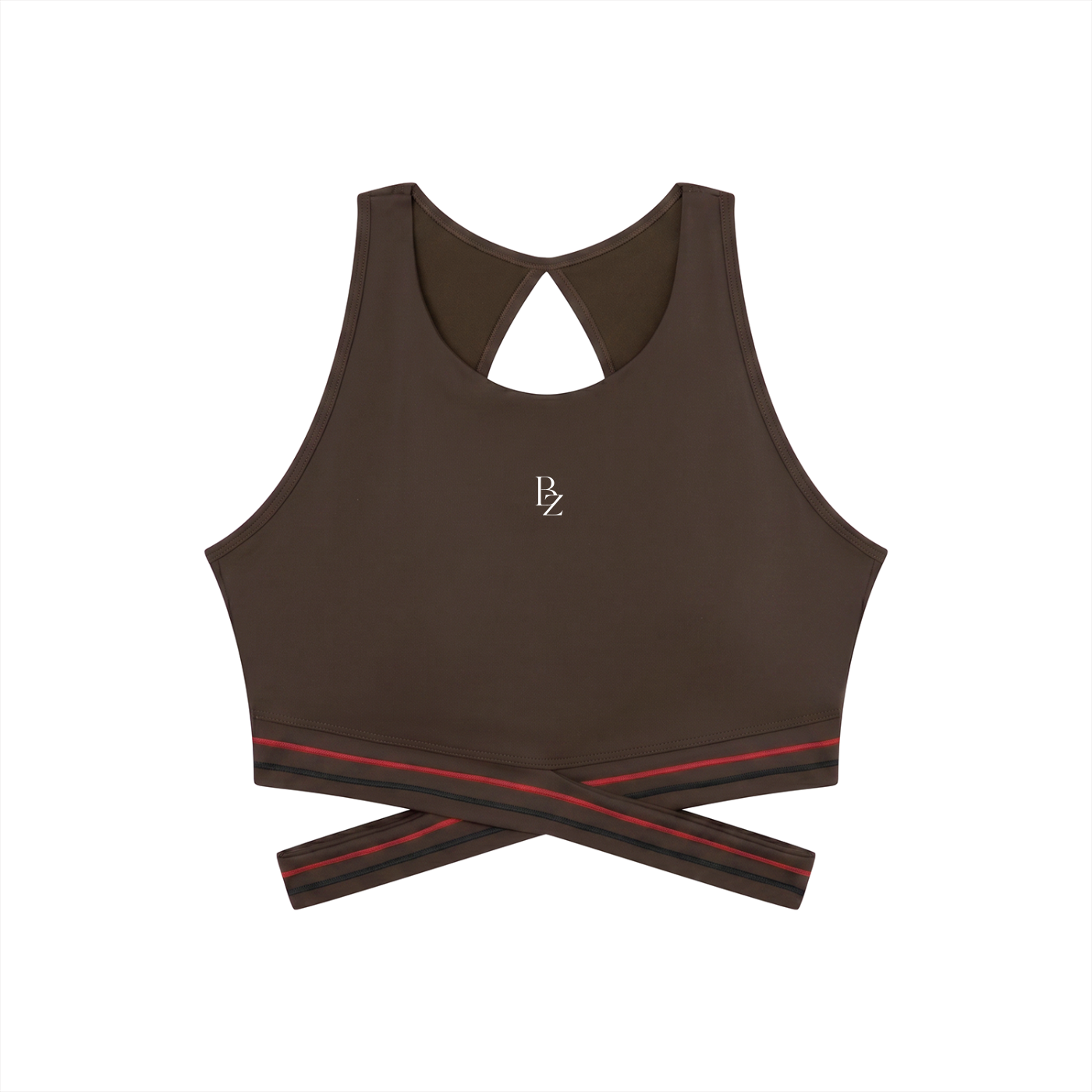 Women’s Criss-Cross Sports Bra – Backless Yoga & Workout Crop Top