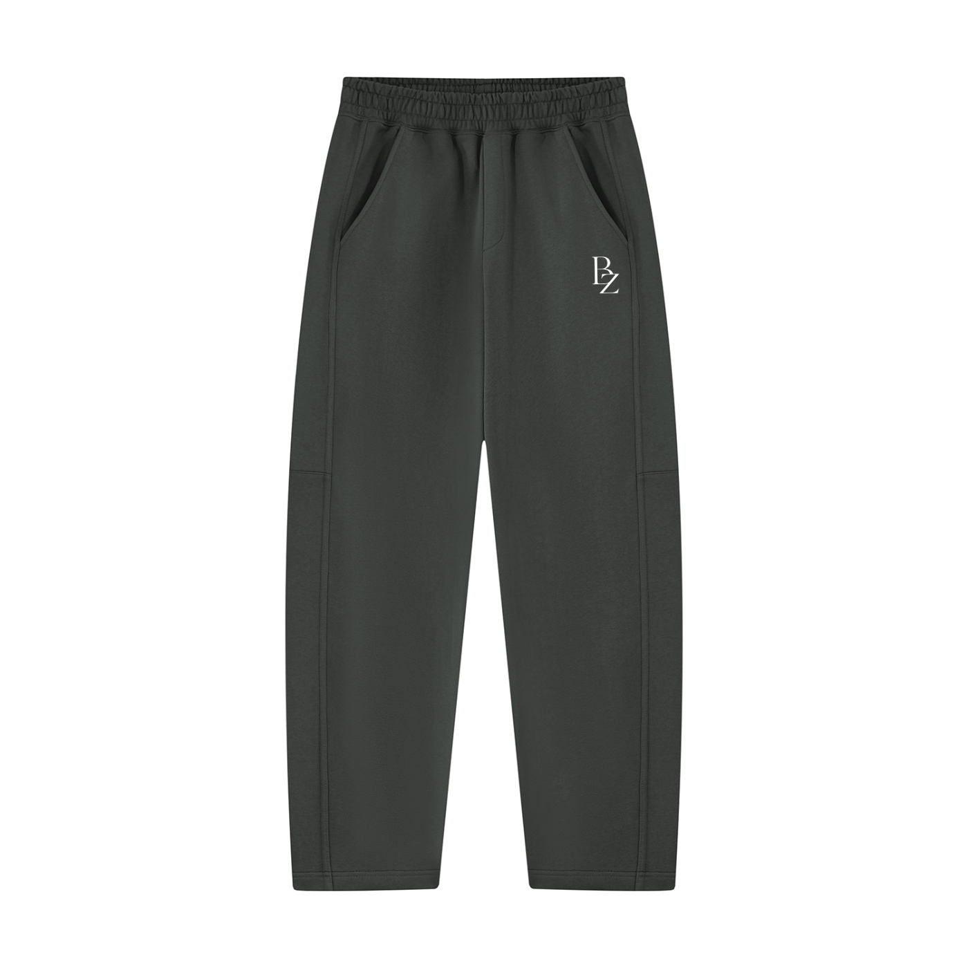 Unisex Tapered Straight Hem Sweatpants