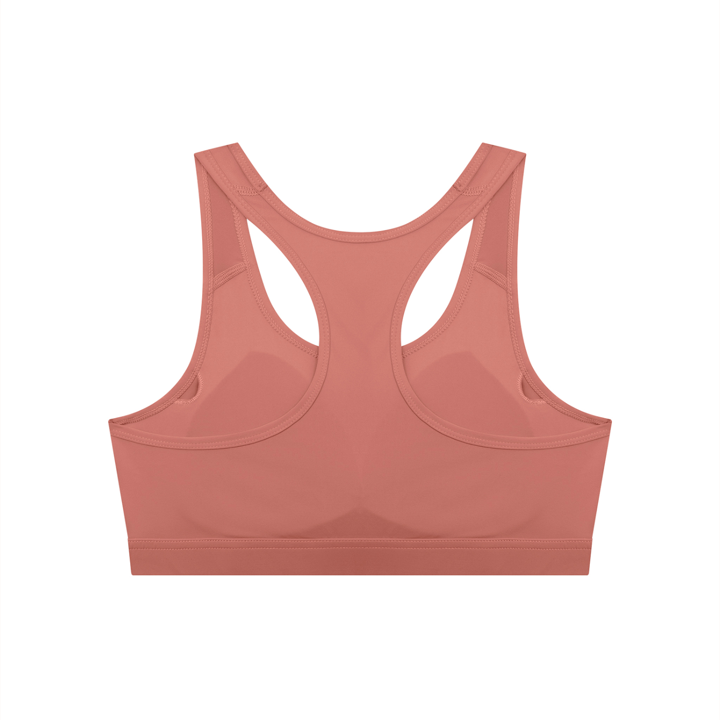 Women’s Backless Cropped Sports Bra – U-Neck Workout Top