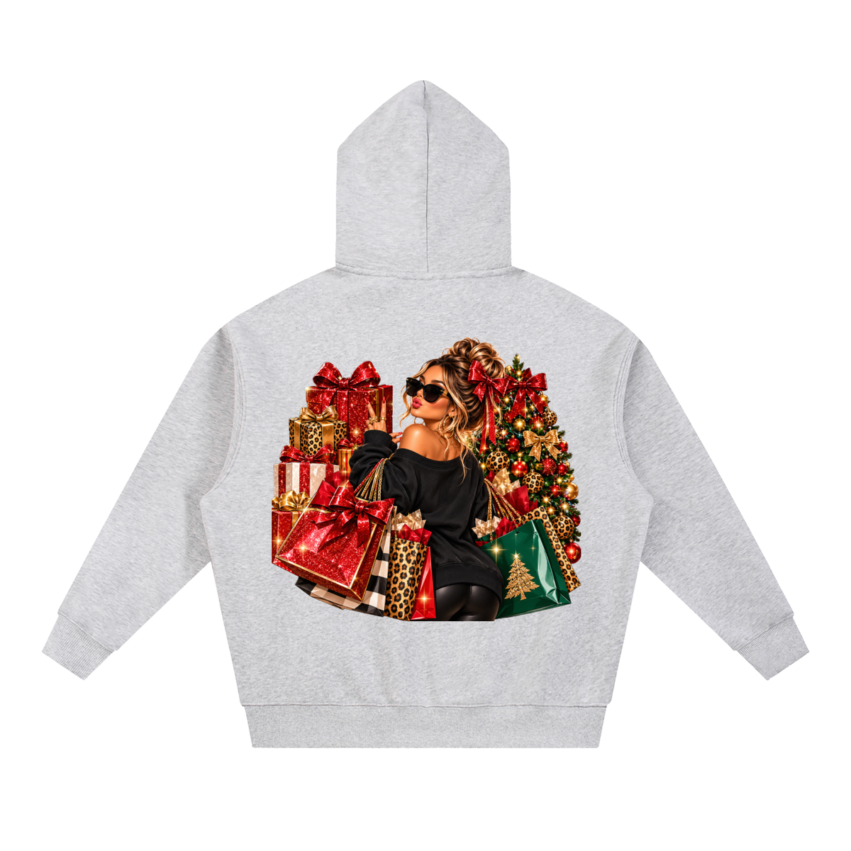 Essential Oversized Boxy Fit Fleece Hoodie