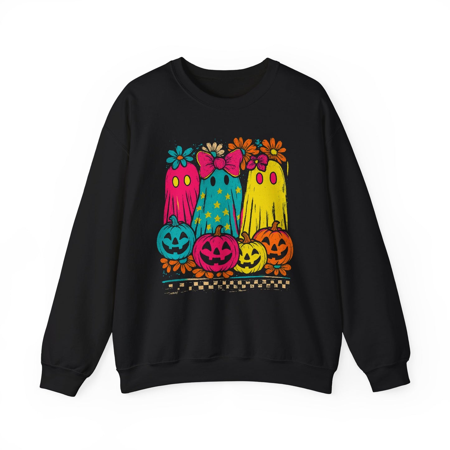 Halloween Ghost Sweatshirt — Pumpkin & Ghosts - Halloween Sweatshirt - Halloween Costumes - Halloween Shirt