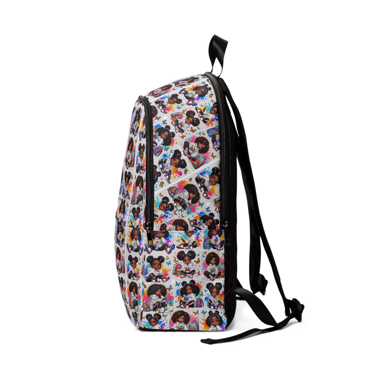 Little Girl Unisex Fabric Backpack