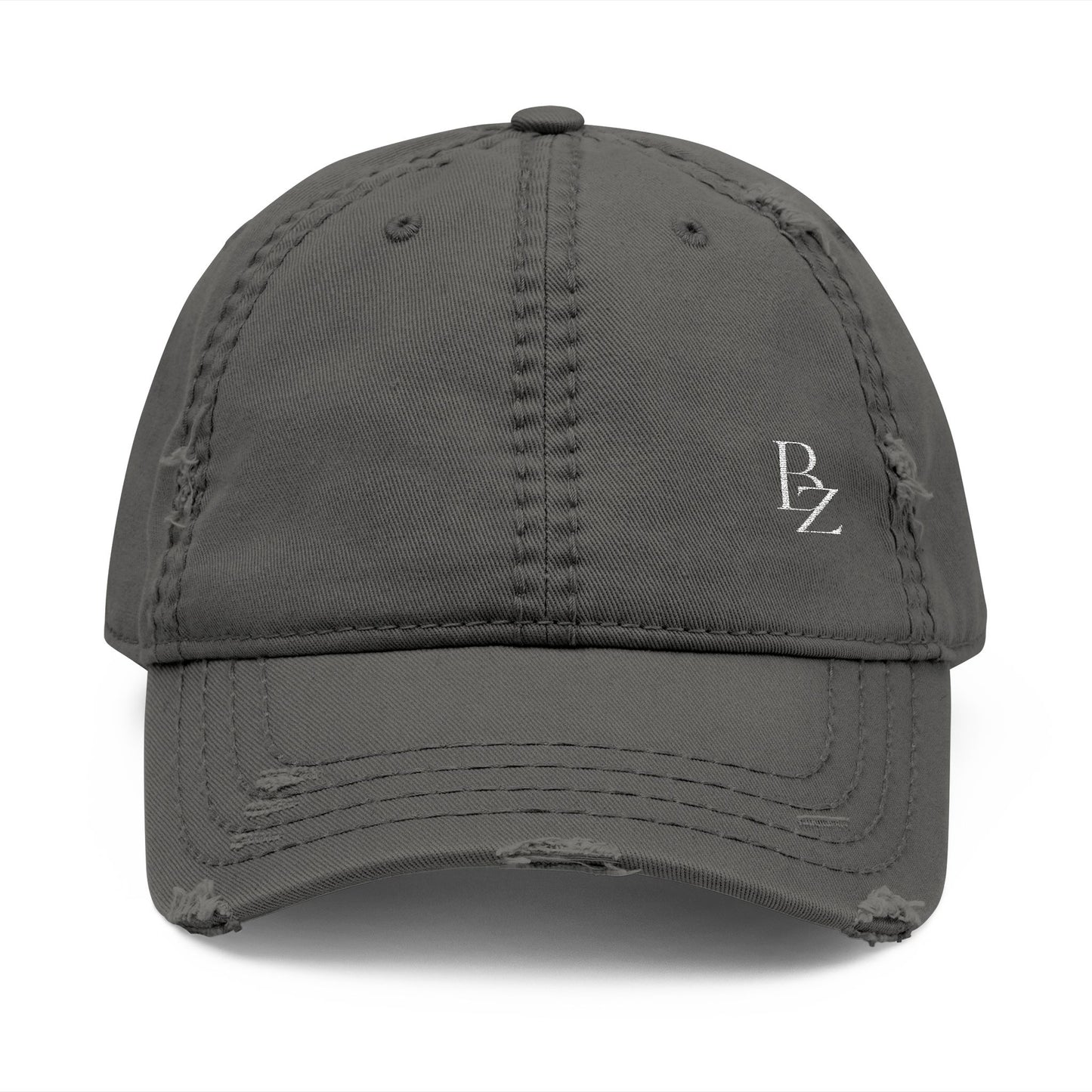 Distressed Embroidered Dad Hat – Vintage Washed Baseball Cap