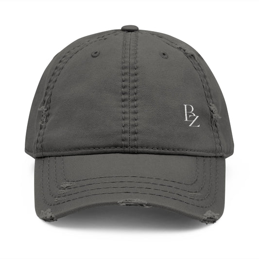 Distressed Embroidered Dad Hat – Vintage Washed Baseball Cap