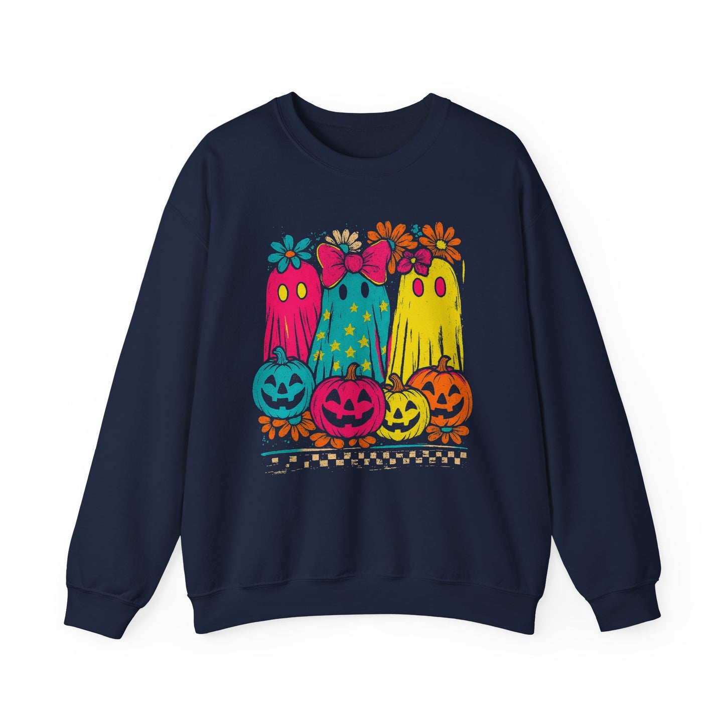 Halloween Ghost Sweatshirt — Pumpkin & Ghosts - Halloween Sweatshirt - Halloween Costumes - Halloween Shirt