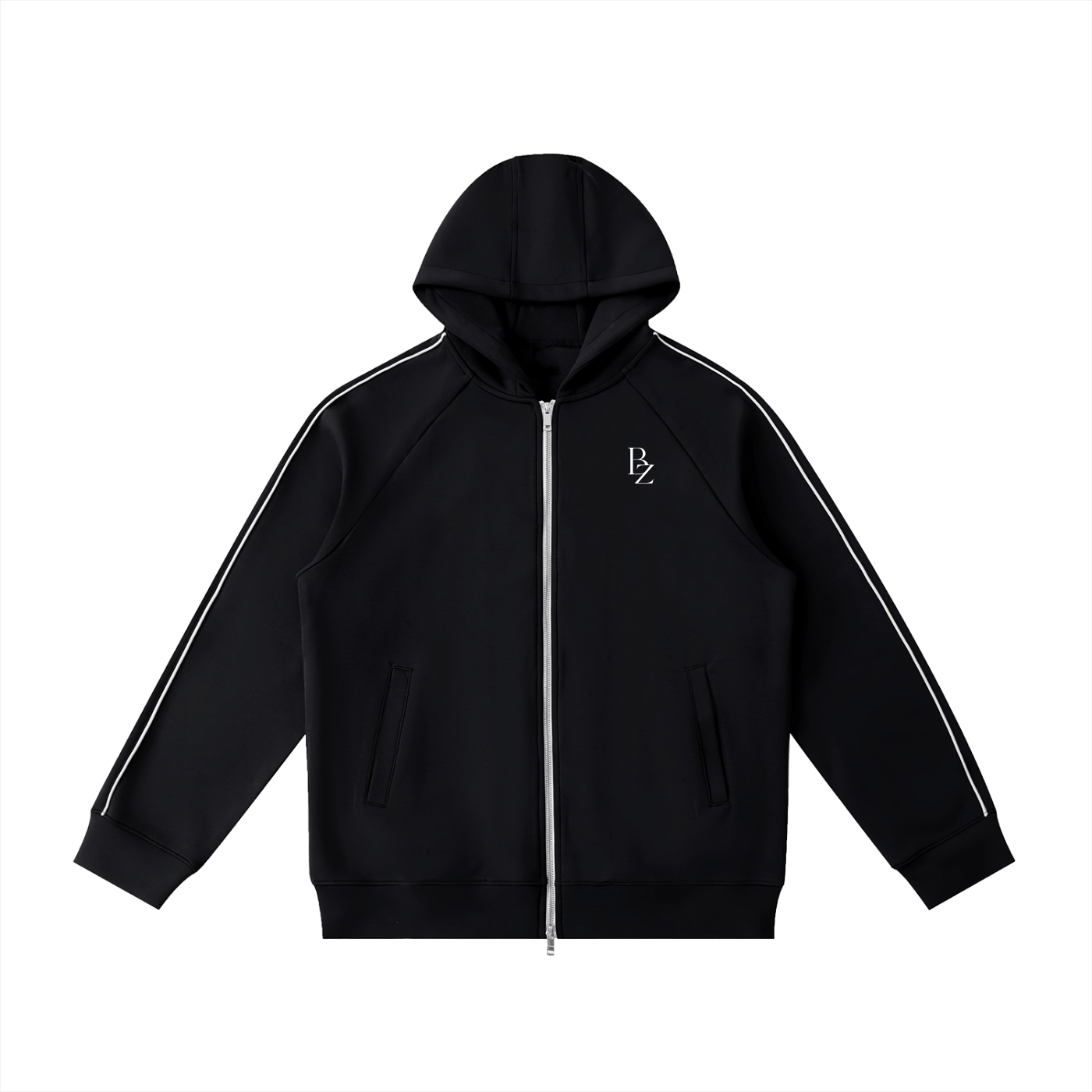 Heavyweight Raglan Sleeve Zip Hoodie
