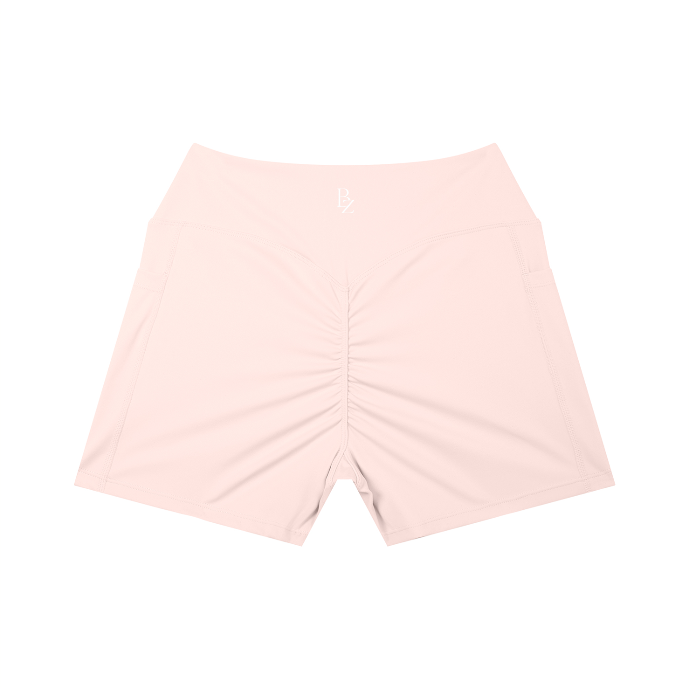 Women’s High-Waisted Yoga Shorts with Pockets – Sculpting Workout Shorts
