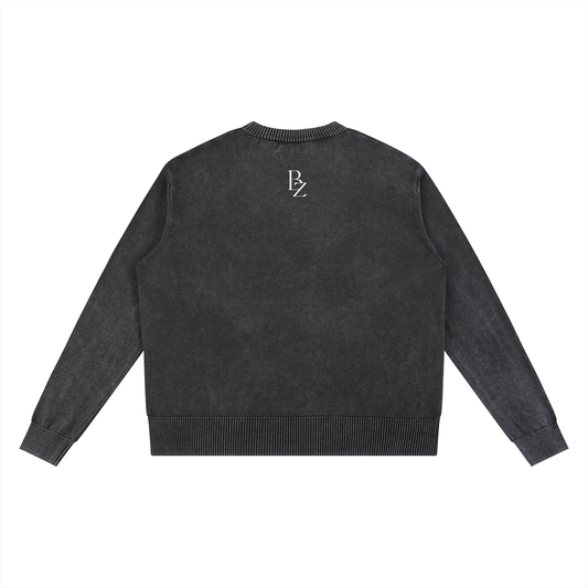 Mineral Wash Oversized Crewneck – Vintage Cotton Gym Pump Cover