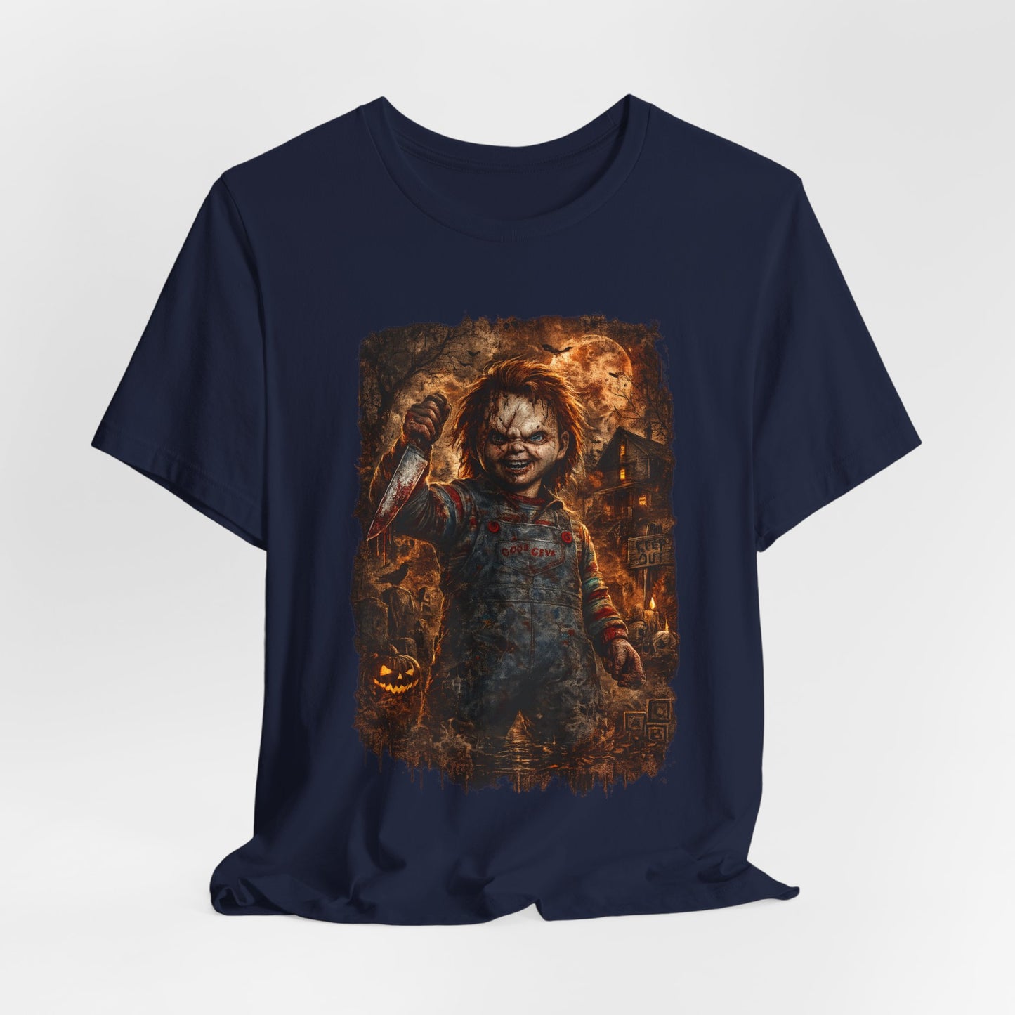 Chucky Horror Movie T-Shirt — Vintage Pumpkin Patch Halloween Tee