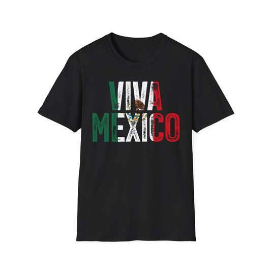 Viva Mexico T-Shirt — Mexican Flag Eagle Patriotic Tee